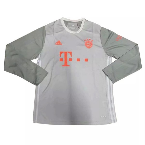 Camiseta Bayern Munich 2ª Kit ML 2020 2021 Blanco